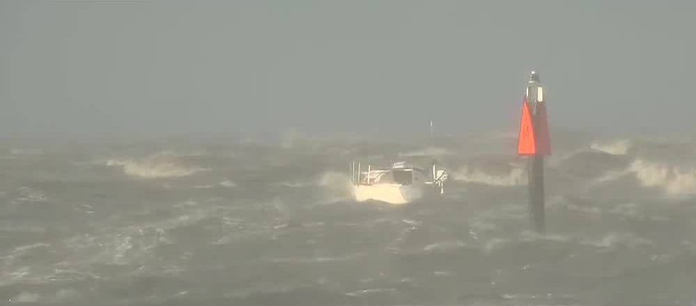 Man Observed on Boat Near Dauphin Island as Hurricane Isaias Approached