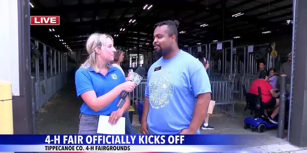 Tippecanoe County 4-H Fair Opening Day Kicks Off