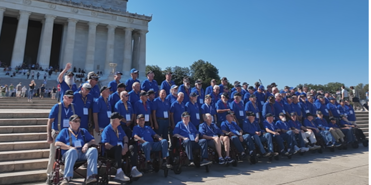 Over 80 Greater Lafayette veterans travel to Washington, D.C. for latest Honor Flight; 81 veterans and guardians departed from Purdue University Airport on Tuesday